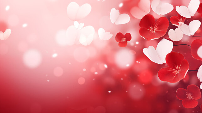 Saint Valentine's Day Bokeh Background HD Wallpapers