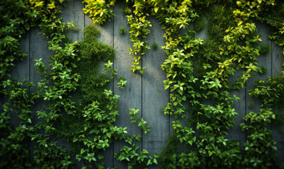 Leaves, environment and sustainability mockup of plant wall for background, wallpaper and design. Green beauty, lush and natural backdrop with copyspace for ecology, eco friendly or carbon footprint
