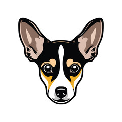 Rat�Terrier graphic vector EPS