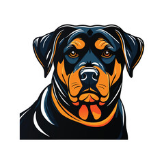 Rottweiler graphic vector EPS