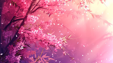 Anime Spring Background