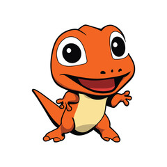 Gecko graphic vector EPS