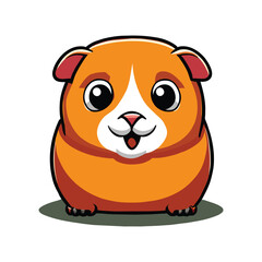 Guinea Pig graphic vector EPS