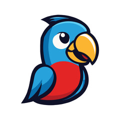 Parrot graphic vector EPS