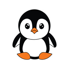Penguin graphic vector EPS