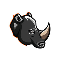 Rhino graphic vector EPS