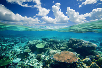 Unterwasserzauber: Great Barrier Reef in all seiner natürlichen Pracht, eine faszinierende Reise durch das farbenfrohe Meeresparadies der Riffbiodiversität