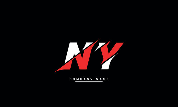 NY, YN, N, Y Abstract Letters Logo Monogram