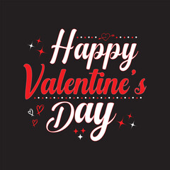 happy valentine's day T shirt design graphic