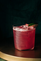 juice in a glass