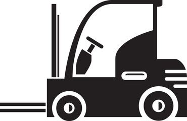 Forklift Glyph Icon
