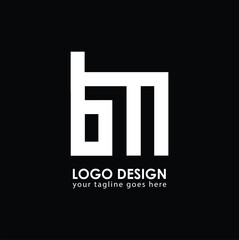 BN BN Logo Design, Creative Minimal Letter BN BN Monogram