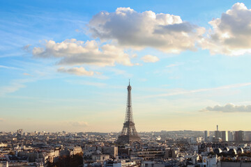 Fototapeta na wymiar it was one of the best views I got of Eiffel tower in Paris. 