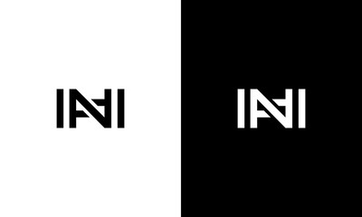 HN initials icon monogram logo design vector