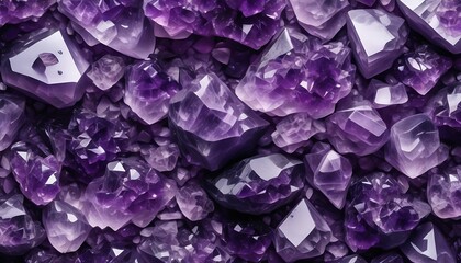 Amethyst crystals texture background 