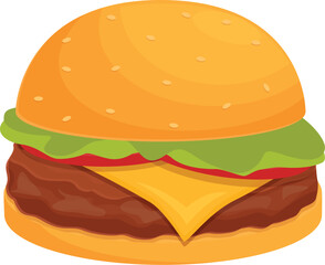 Gastronomy meal food icon cartoon vector. Fast food. Succulent leaves