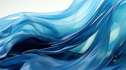 Fluid Energy: Abstract Blue Design with Dynamic Patterns and Artistic Flow