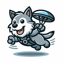 illustration of a cartoon dog © wajeeh