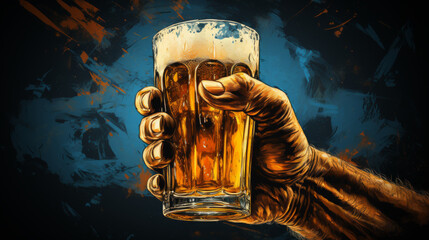 Promotional poster for beer festival