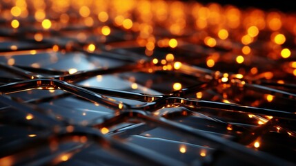 Festive Bokeh Lights: Glittering and Colorful Background for Celebration