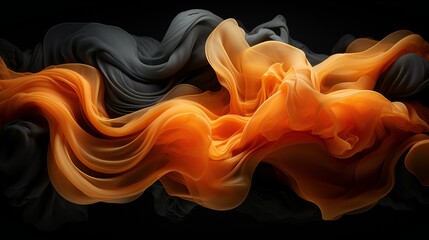 Fototapeta premium Dynamic Smoke: Abstract Background with Flowing Swirls and Vibrant Colors
