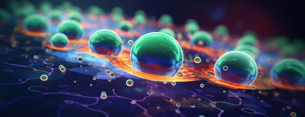 Cutting-edge nanorobots represent advanced technology, offering innovative microscopic machines in the realm of precision medicine for a futuristic approach.