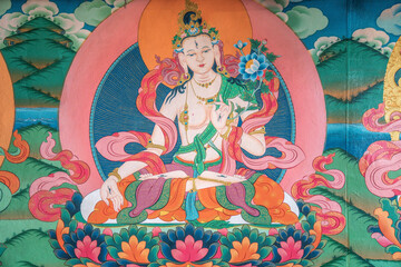 White Tara, Thangki, Buddhist Art, Tibetan Buddhism