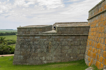 Fortaleza Santa Tereza is a military fortification located at the northern coast of Uruguay close to the border of Brazil, South America - 715801716