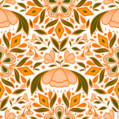 bright floral pattern