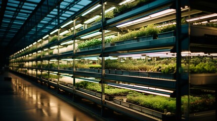 Sustainable Agricultural Practices: Vertical Farming with Hydroponic Technology