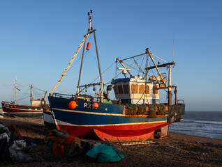 Fishing Boats in Hastings