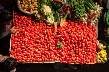 mercado tradicional, Chichicastenango, Quiché, Guatemala, America Central