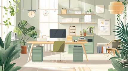 Ergonomic Home Workspaces: Ergonomic Chairs and Standing Desks and conceptual metaphors of Health and Efficiency