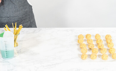 Delicious cactus cake pops for Cinco de Mayo celebration