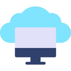 Cloud computing icon