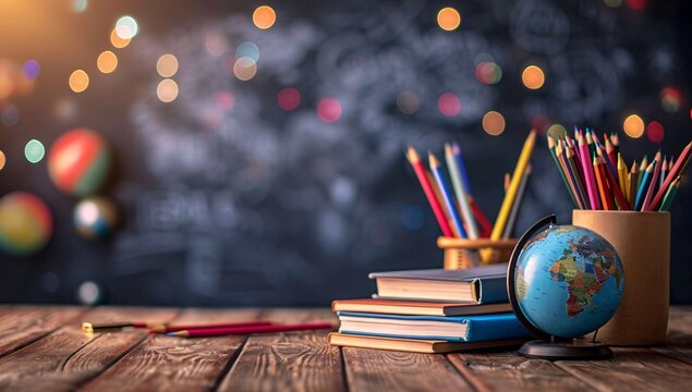 Chalkboard Classroom: Monthly Events and Trends Generative AI