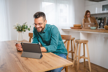 online shopping man hold credit or debit card make online purchase