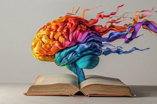 Colorful Brainwaves: A Visualization of Creative Thinking Generative AI