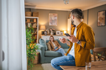 online shopping man hold credit or debit card make online purchase