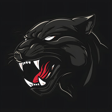 Angry Puma Logo Illustration