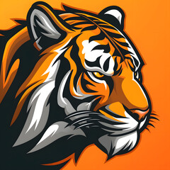 Tiger Inspired Logo Vector