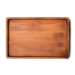 Wooden Tray top view