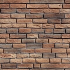 clean brown brick Wall