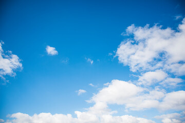 sky and white clouds