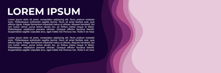 abstract purple wave background good for web banner, ads banner, booklet, wallpaper, background template, and advertising
