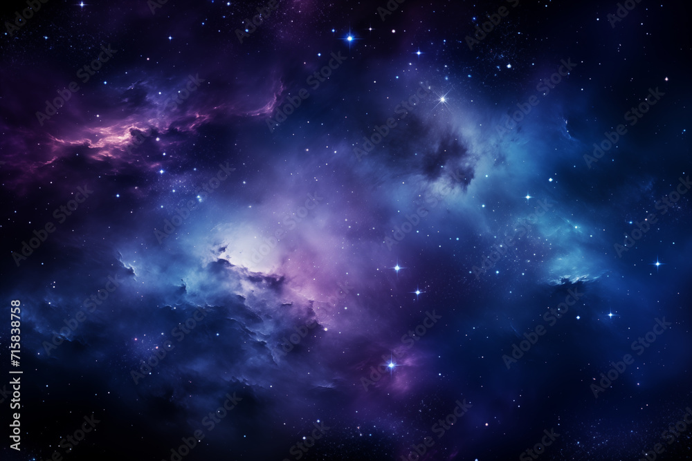 Canvas Prints abstract cosmos background. space dark background with fragment of our galaxy