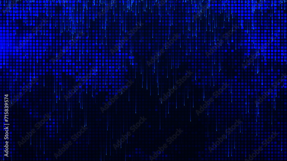 Poster real seamless abstract background of blue squares. abstract gradient background. background for web 