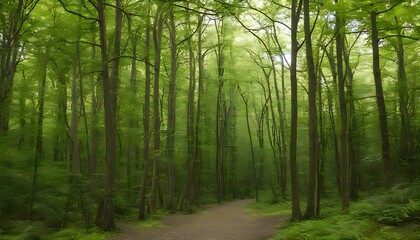 morning in the forest