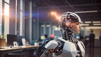  Ai robot, technology concept - Powered by Adobe