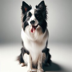 border collie sitting